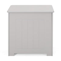 Tomo Laundry Hamper Bathroom Cabinet, Flip Top Storage, Gray - BM323929