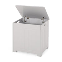 Tomo Laundry Hamper Bathroom Cabinet, Flip Top Storage, Gray - BM323929