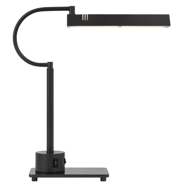 Hoso 18 Inch Desk Lamp, 2 USB Ports, AdjusDesk Brass Metal Frame -BM323948