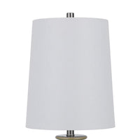 Kela 28 Inch Table Lamp Set of 2, Green Ceramic Pot Base, White Shade -BM323966