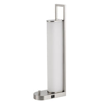 Mora Table Lamp, 2 USB Ports, Dimmer LED Light, Chrome Steel 23 Inch -BM323982