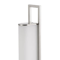 Mora Table Lamp, 2 USB Ports, Dimmer LED Light, Chrome Steel 23 Inch -BM323982