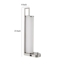 Mora Table Lamp, 2 USB Ports, Dimmer LED Light, Chrome Steel 23 Inch -BM323982