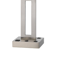 Arny Table Lamp, 1 Outlet, 2 USB, Slim Cutout Steel Base, 24 Inch -BM323989