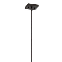 Acia 8 Inch Pendant Light, Rustic Brown Organza Shade, Wood, Metal -BM324004