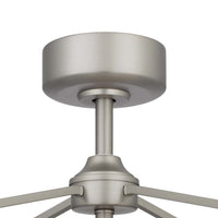 Royo Ceiling Fan Light, 27 Inch 6 Speed, LED, Brown Chrome Steel  - BM324020