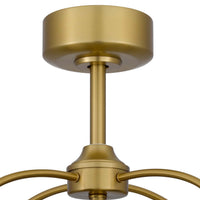 Royo Ceiling Fan Light, 6 Speed 23 Inch Ultra Quiet, LED, Brown Brass  - BM324021
