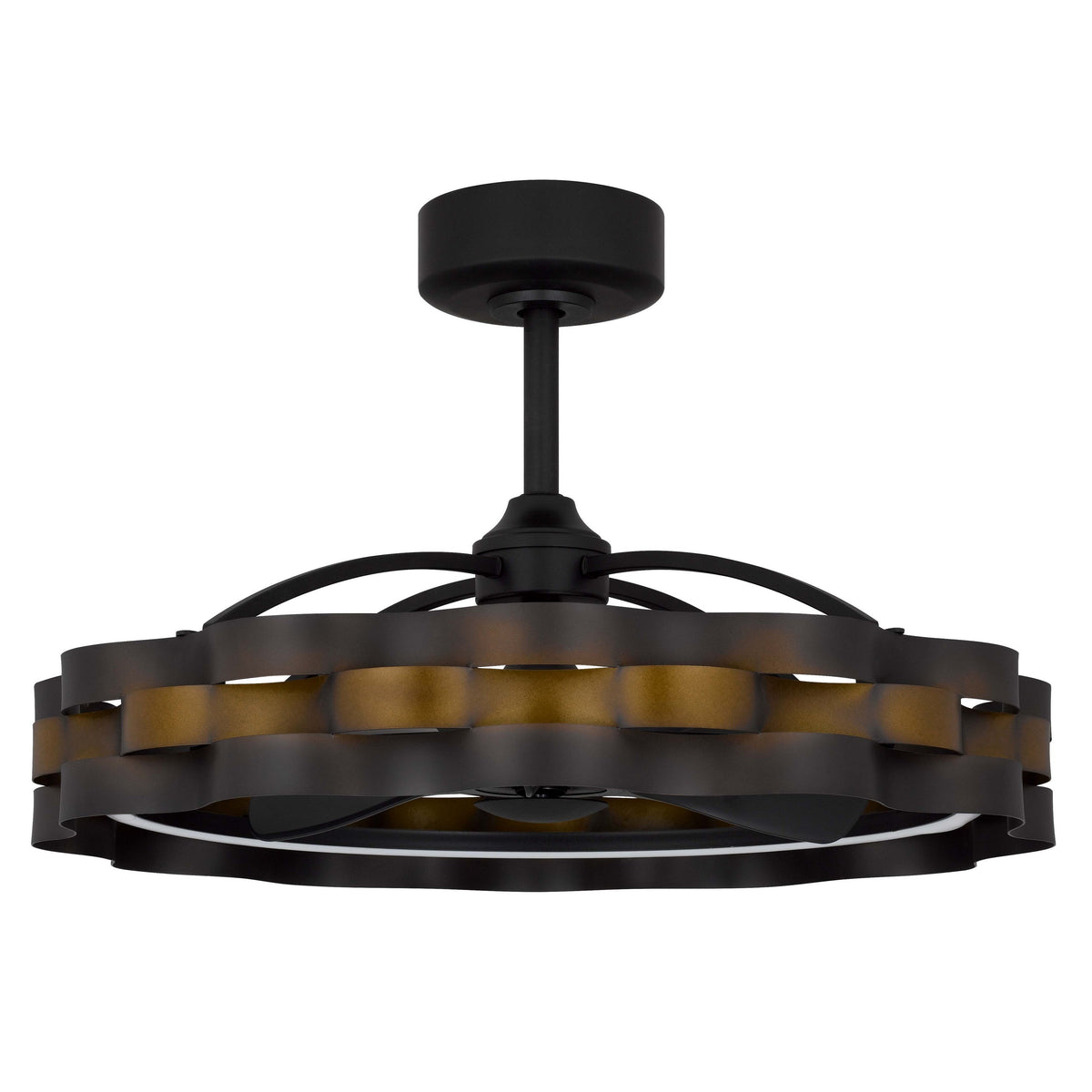 Peme Remote Control Ceiling Fan Light, 30 Inch 6 Speed, Bronze Finish  - BM324022