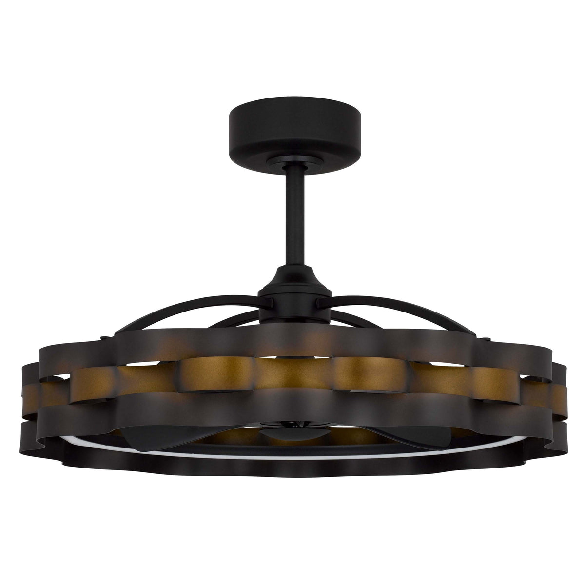 Peme Remote Control Ceiling Fan Light, 30 Inch 6 Speed, Bronze Finish  - BM324022