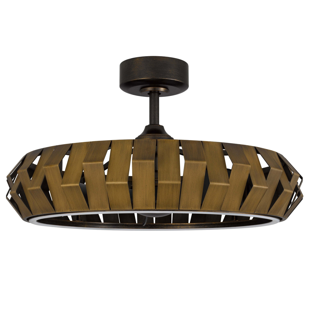 Jilo Remote Control Ceiling Fan Light, 6 Speed 31 Inch, Bronze Finish  - BM324023
