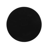 Kemo Outdoor End Table Set of 2, Round Top, Cutout Design, Black Iron - BM324046