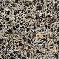 Aliya Side End Table, Rectangular 28 Inch Marble, Cherry Brown Wood -BM324340