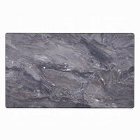 Evis Coffee Table, Rectangular 47 Inch Gray Faux Stone, Brown Wood -BM324403