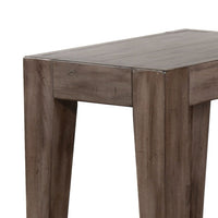Yael Accent Side Table, Tapered Legs, 25 Inch Rectangular, Brown -BM324748