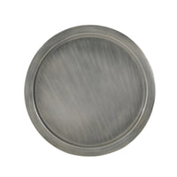 Accent Coffee Table, 25 Inch Hourglass Shape, Gray Hammered Finish - BM324924