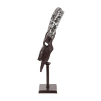 Tabletop Decor, Taurus Head on Stand, 25 Inch Bronze Aluminum Finish -BM324926