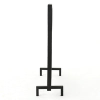 Fireplace Screen, Overlapping Circles w Mesh, 41x31 Matte Black Frame -BM324940
