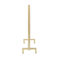 Gold Fireplace Screen, Single Panel Overlapping Circle Design, 41x31 -BM325000