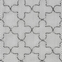 30x41 Fireplace Screen, Classic Clover Trellis Pattern, Black Iron -BM325086
