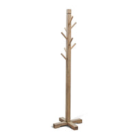 Rena Coat, Hat Tree Stand, 8 Wood Stems, 72 Inch Light Brown Mahogany -BM325364