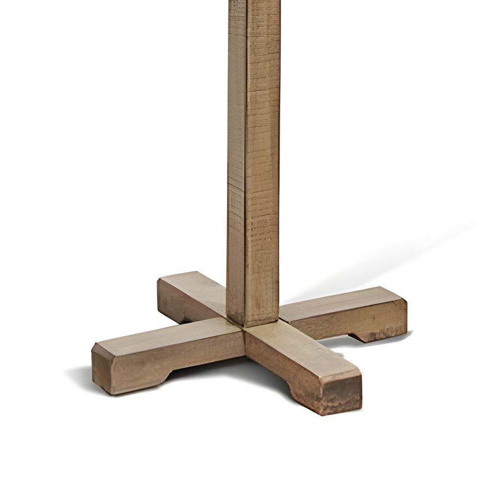 Rena Coat, Hat Tree Stand, 8 Wood Stems, 72 Inch Light Brown Mahogany -BM325364