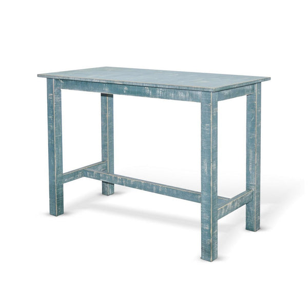 Rena Counter Table, 48 Inch Rectangular Grass Green Mahogany Wood -BM325406