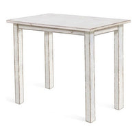 Rena Counter Table, 48 Inch Rectangular White Sand Mahogany Wood -BM325408