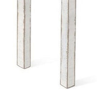 Rena Counter Table, 48 Inch Rectangular White Sand Mahogany Wood -BM325408