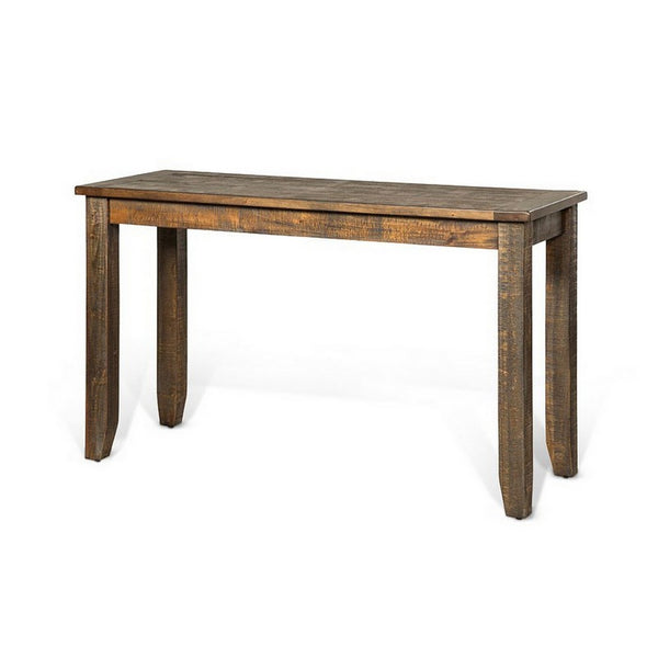 Flint Sofa Table, Dark Brown Mahogany Wood Frame, Rectangular 48 Inch -BM325521