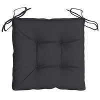 Zia 4pc Outdoor Patio Cushions for Chair, Tufted, Black Oxford Fabric -BM325609