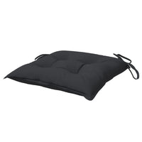 Zia 4pc Outdoor Patio Cushions for Chair, Tufted, Black Oxford Fabric -BM325609