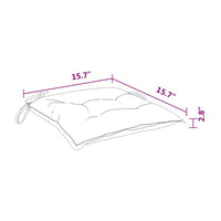 Zia 4pc Outdoor Patio Cushions for Chair, Tufted, Black Oxford Fabric -BM325609