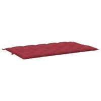 Claire Outdoor Cushion for Bench, Button Tufted Red Fabric, 71 Inch -BM325652