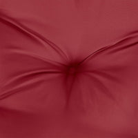Claire Outdoor Cushion for Bench, Button Tufted Red Fabric, 71 Inch -BM325652