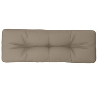 Moni Outdoor Cushion for Bench, Deep Tufted, Taupe Fabric, 47 Inch -BM325723