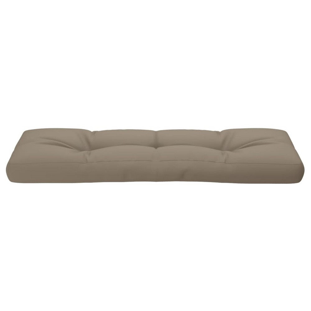Moni Outdoor Cushion for Bench, Deep Tufted, Taupe Fabric, 47 Inch -BM325723