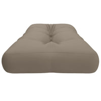Moni Outdoor Cushion for Bench, Deep Tufted, Taupe Fabric, 47 Inch -BM325723