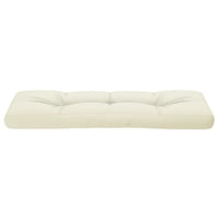 Moni Outdoor Cushion for Bench, Deep Tufted, White Fabric, 47 Inch -BM325734