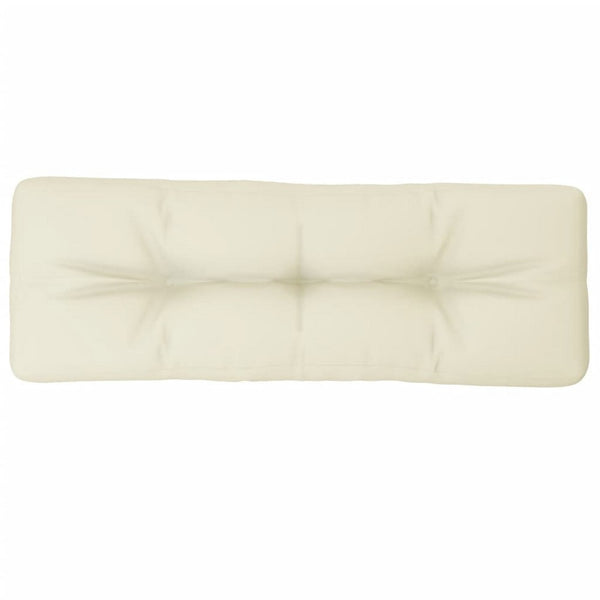 Moni Outdoor Cushion for Bench, Deep Tufted, White Fabric, 47 Inch -BM325734