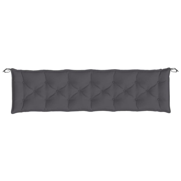Andy Outdoor Cushion for Bench, 79 Inch, Dark Gray Oxford Fabric -BM325749