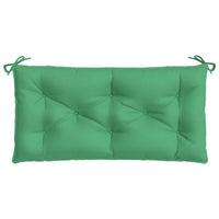 Set of 2 Outdoor Cushions for Bench, 39 Inch Tuft Green Oxford Fabric -BM325751