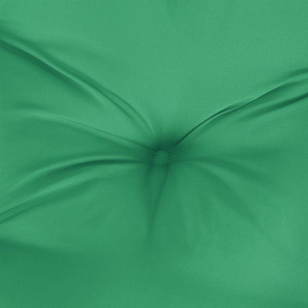 Set of 2 Outdoor Cushions for Bench, 39 Inch Tuft Green Oxford Fabric -BM325751