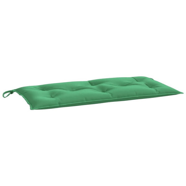 Set of 2 Outdoor Cushions for Bench, 39 Inch Tuft Green Oxford Fabric -BM325751