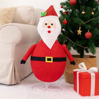 Mani Christmas Decor 3 ft Santa Clause, 120 LED Lights, White and Red -BM325759