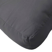 Keya Outdoor Pallet Cushion for Bench, 16x47, Tufted Stitched Gray -BM325793