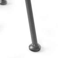 Tee Outdoor Side End Table, 20 Inch Rattan Weave with Glass Top, Gray -BM325994