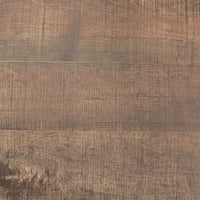 Modern Queen Size Bed w Tall Panel Headboard, Rustic Brown Wood - BM326169