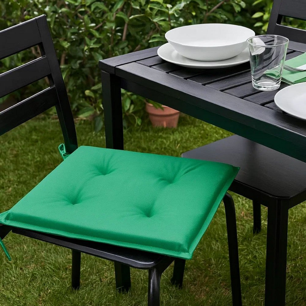 Zia 6pc Outdoor Cushions for Patio Chair, Tufted, Green Oxford Fabric -BM326240