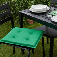 Zia 6pc Outdoor Cushions for Patio Chair, Tufted, Green Oxford Fabric -BM326240