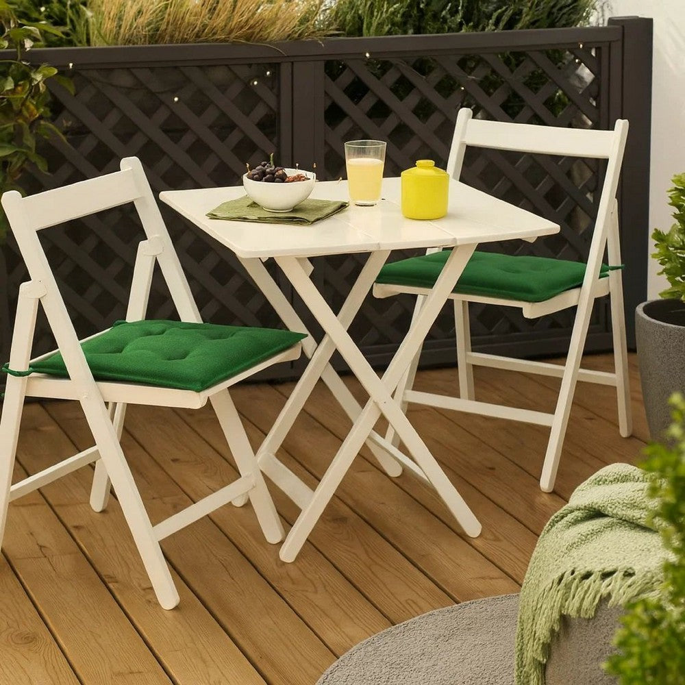 Zia 6pc Outdoor Cushions for Patio Chair, Tufted, Green Oxford Fabric -BM326240